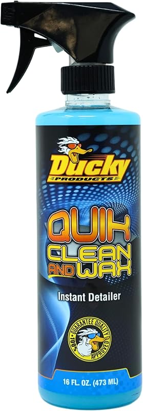 Cera e Limpador Automotivo em Spray DUCKY PRODUCTS Quik Clean & Wax para Carro, Barco, Motocicleta e Motorhome, 473 mL