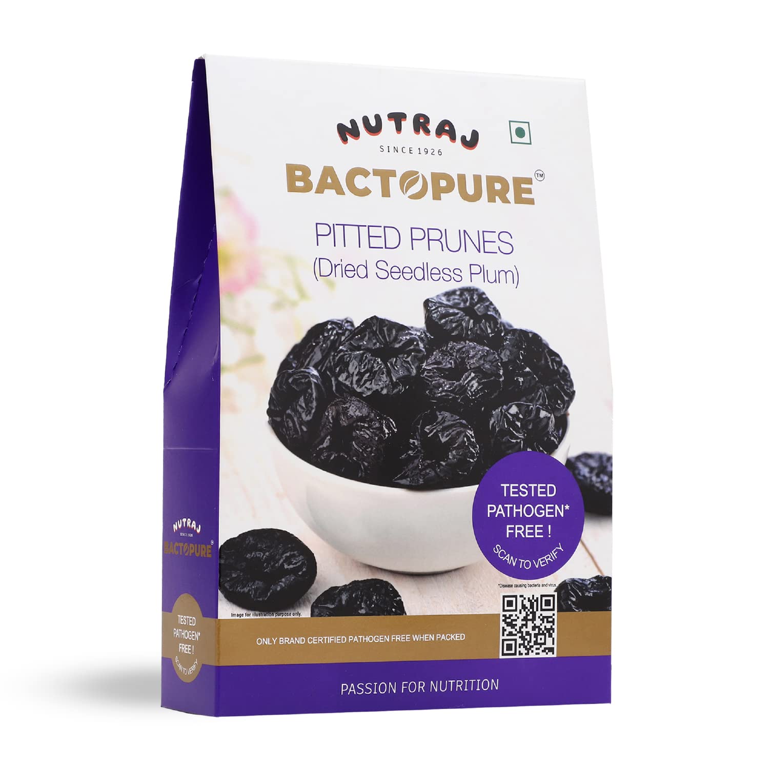 Nutraj Bactopure 200 grams Prunes | Unsweetened Dried Prune | Aloo Bukhara | Plum | Dried Seedless Prunes |Without Added Sugar | (B09YXNC8NQ) Amazon Price History, Amazon Price Tracker