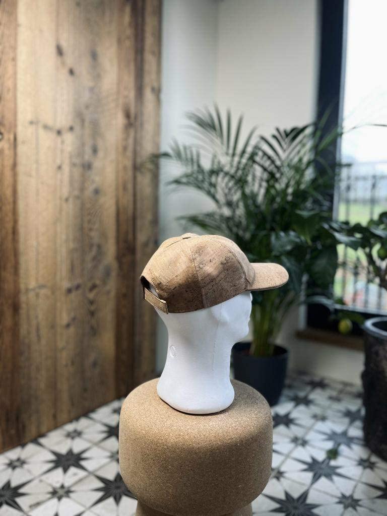 Gorra de béisbol de corcho de moda | Gorra Snapback | Gorra con visera | Natural y sostenible | Corcho de Portugal | Marrón o Beige