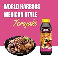 Vista 7 de World Harbors Maui Mountain Teriyaki Sauce & Marinade Perfect for Fish, Chicken, Beef, Pork, Wings, Dumplings, Shrimp, Steak, Stir-Fries, Rice &