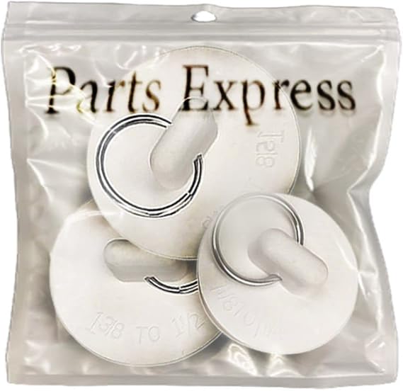 Rubber Tub Drain Stopper Bath Sink Plumb Fits Drain Set 3