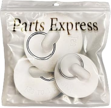 Rubber Tub Drain Stopper Bath Sink Plumb Fits Drain Set 3