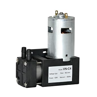 -85kpa 40L/min Mini DC Vacuum Pump 12V 24V Negative Pressure Suction Piston Cupping12V,VN-C4