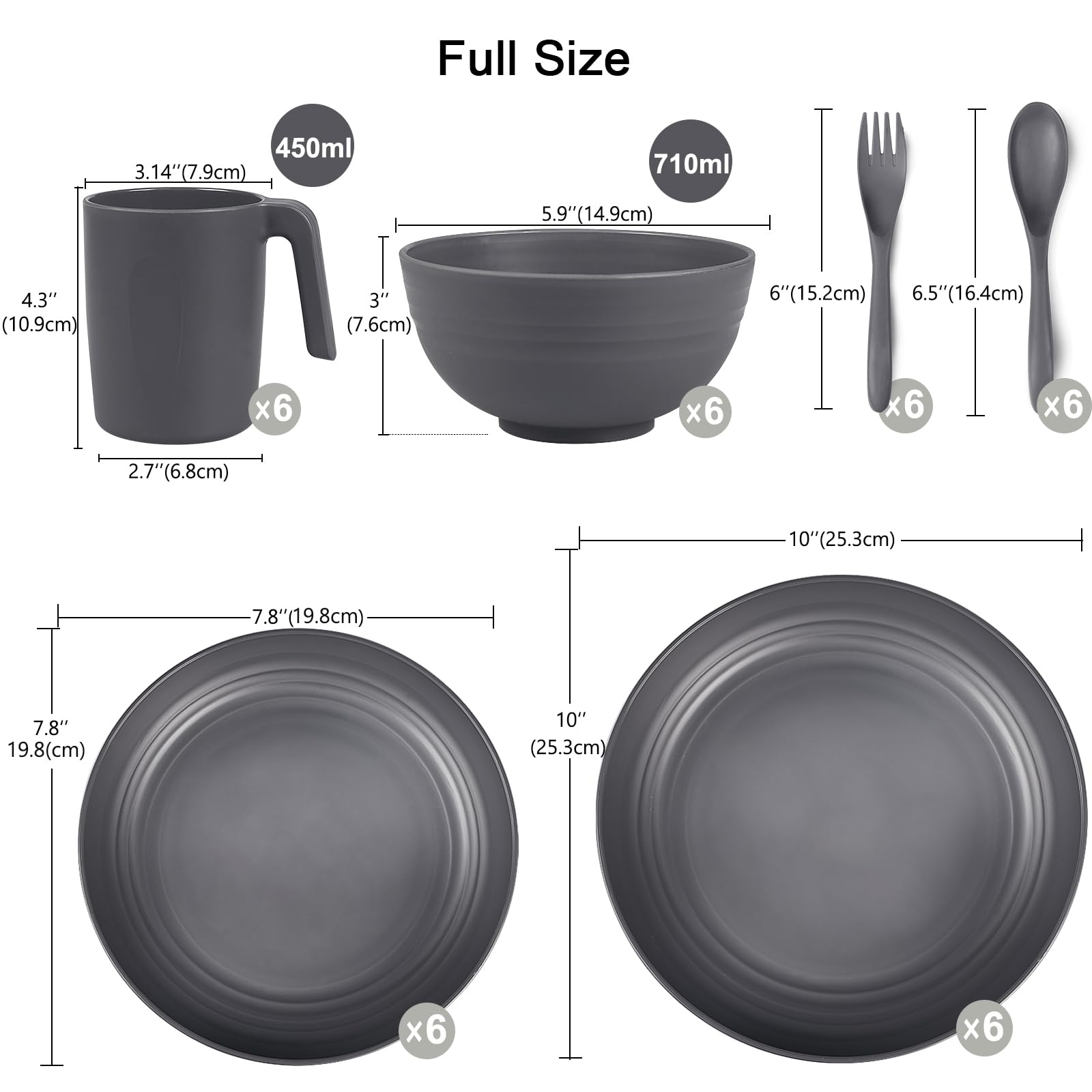 Berglander ciotole in plastica da 12 pezzi 750ml, ciotola per ramen riutilizzabile IT Color, ciotole per zuppa, ciotola per cereali per casa, ristorante, giardino, picnic, campeggio, bordo piscina
