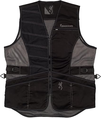 Browning Ace Shooting - Chaleco de chupito, color negro y negro