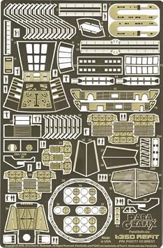 Paragrafix - 1350 Refit Starship Enhancements Photoetch - PGX111