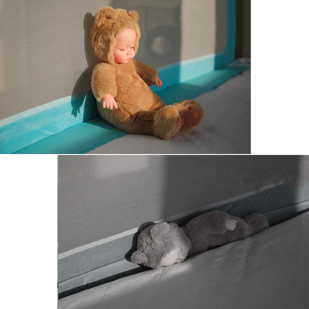 Sponde di Sicurezza per Letto Sponde di Sicurezza per Letto Extra Lunghe per Convertibili, 4 Colori (1 Confezione) (Colore: A, Dimensioni: 2 m)