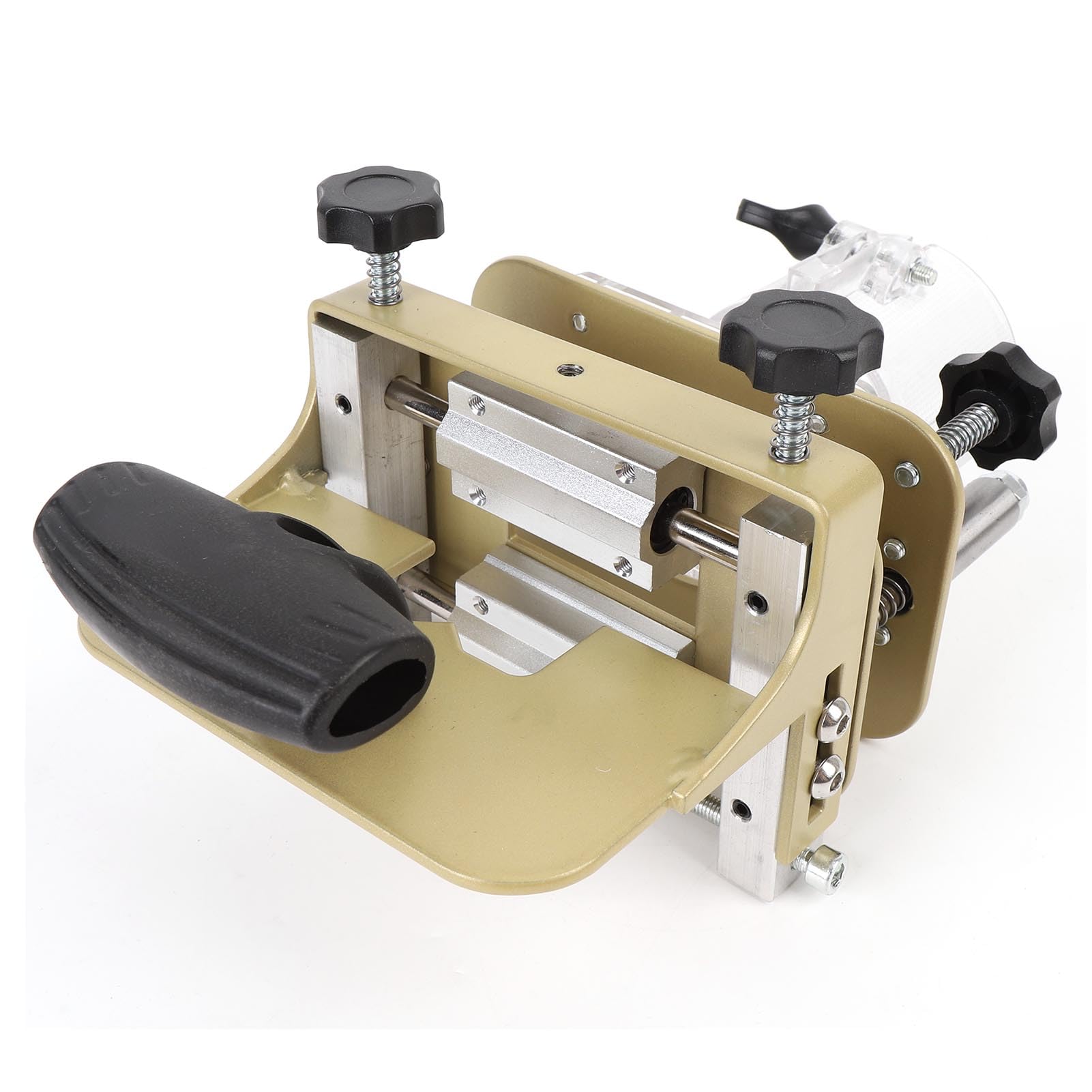 Localizzatore di Scanalature per Fresatrice per Legno Staffa di Fissaggio Efficiente e Leggera 2 in 1 per attività di Rifinitura