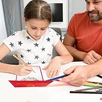 Vista 6 de SourceTon Juego de 2, tarjetas emergentes de feliz cumpleaños, 3D Pop Up hechas a mano con tarjetas de felicitación en blanco y sobres