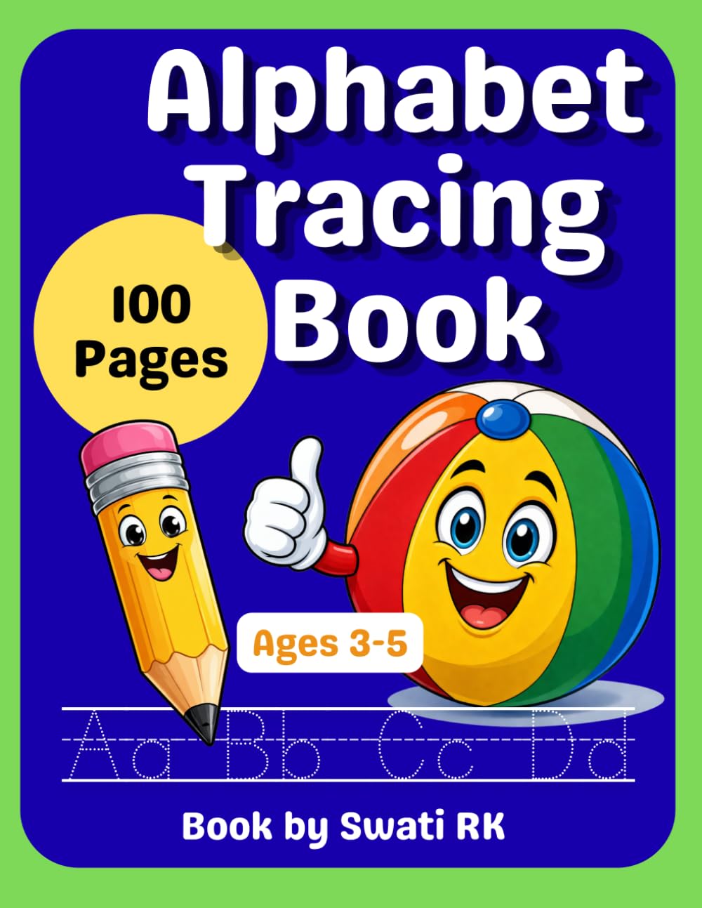 Alphabet tracing book for kids Everyday Practice Book