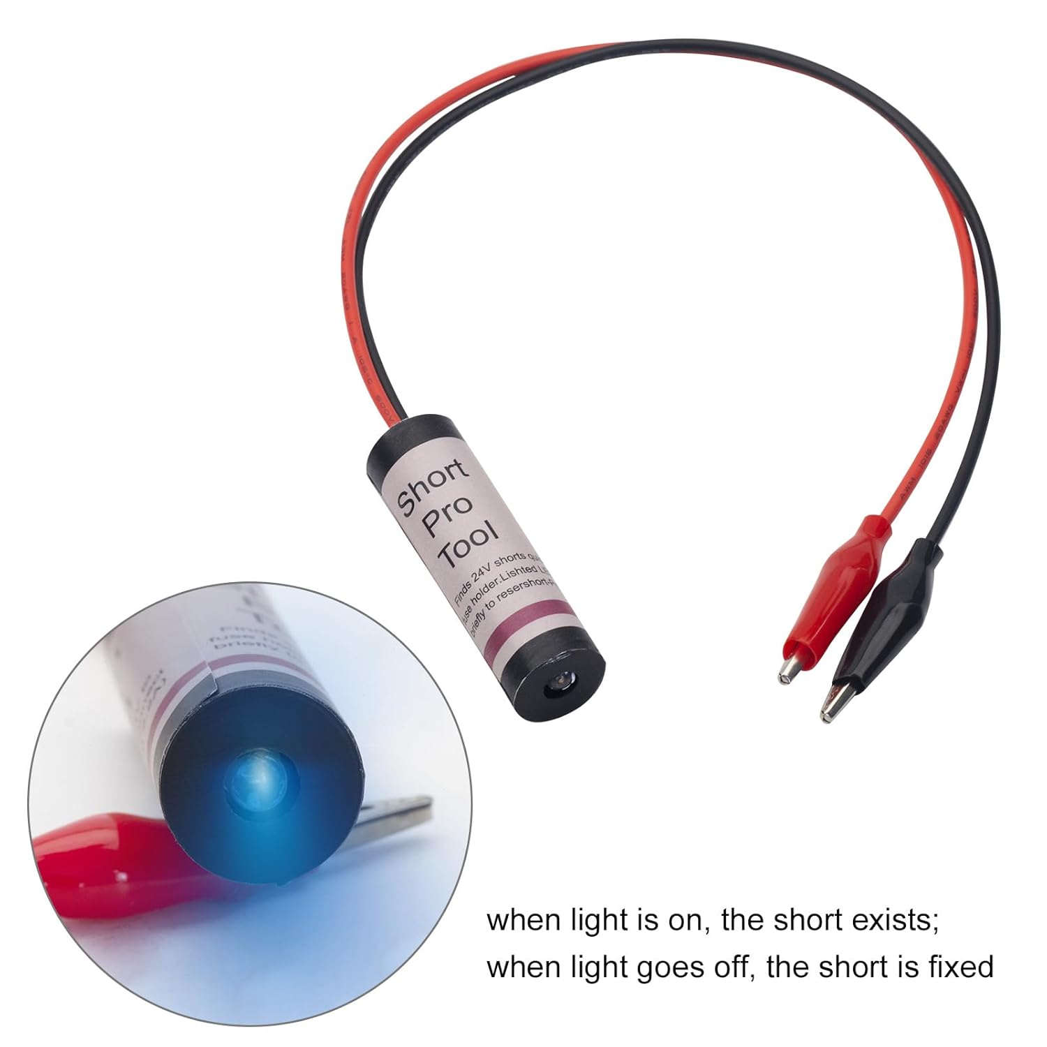 Short Pro Tool-24V Circuit Breaker Finder Tool with Alligator Clip, HVAC Diagnostic Service Tools,Low Voltage Systems Quickly Locate Shorts thumbnail