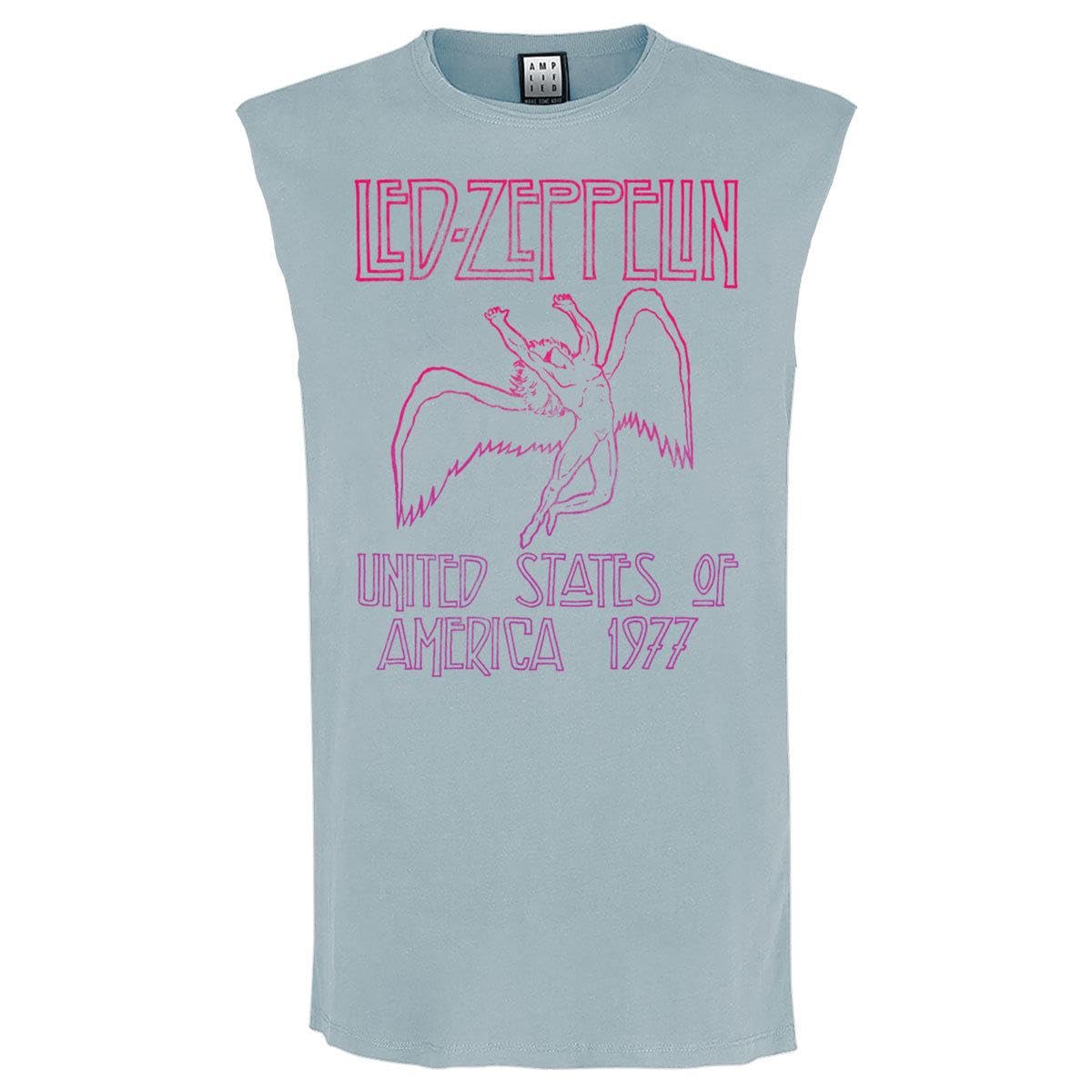 Amplified Débardeur unisexe adulte 77 Gradient Led Zeppelin sans manches