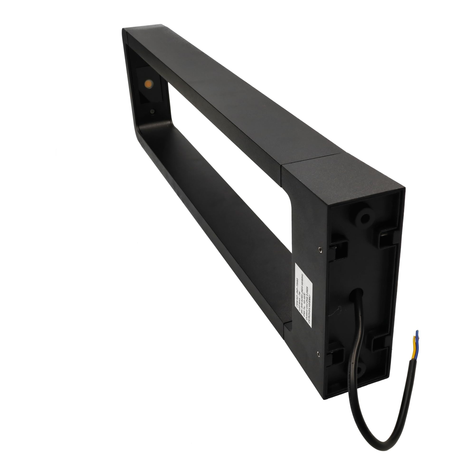 Jandei - Baliza LED Exterior 7W 240V IP65, Poste de Aluminio Negro 60cm, Luz Cálida 3000K, Lámpara de Jardín, Camino y Terraza, Caminos, Iluminación Nocturna (1)
