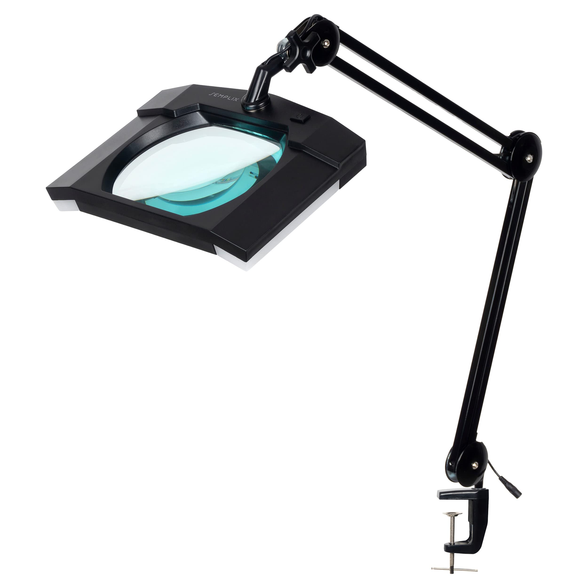 Semplix LED Arbeitslicht Lupen-Lampe 3D + Lampen-Klemmfunktion