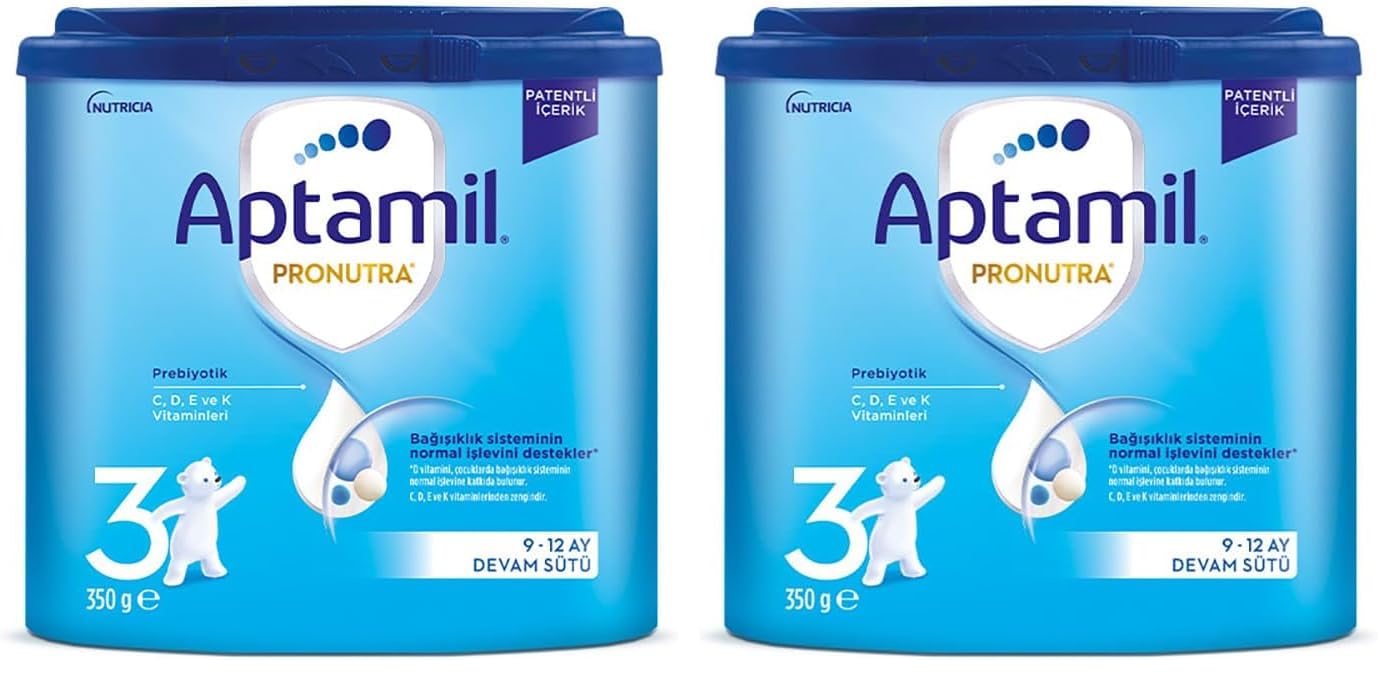 Aptamil 3 Prebiyotikli Devam Sütü 350 Gr (2 paketi)