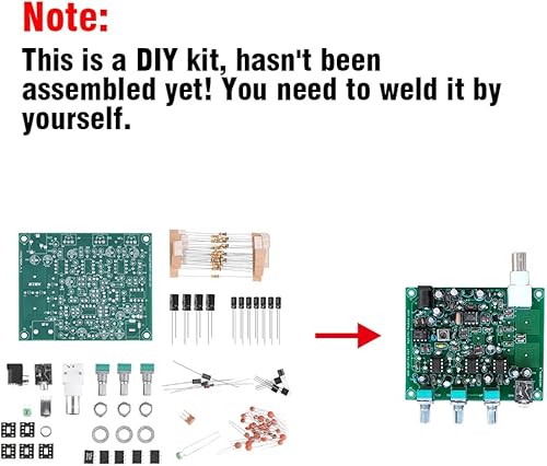 Miniatura 3 de Receptor de radio Airband Kit DIY Receptor de banda de aviación con alta sensibilidad 118-136MHz predeterminado