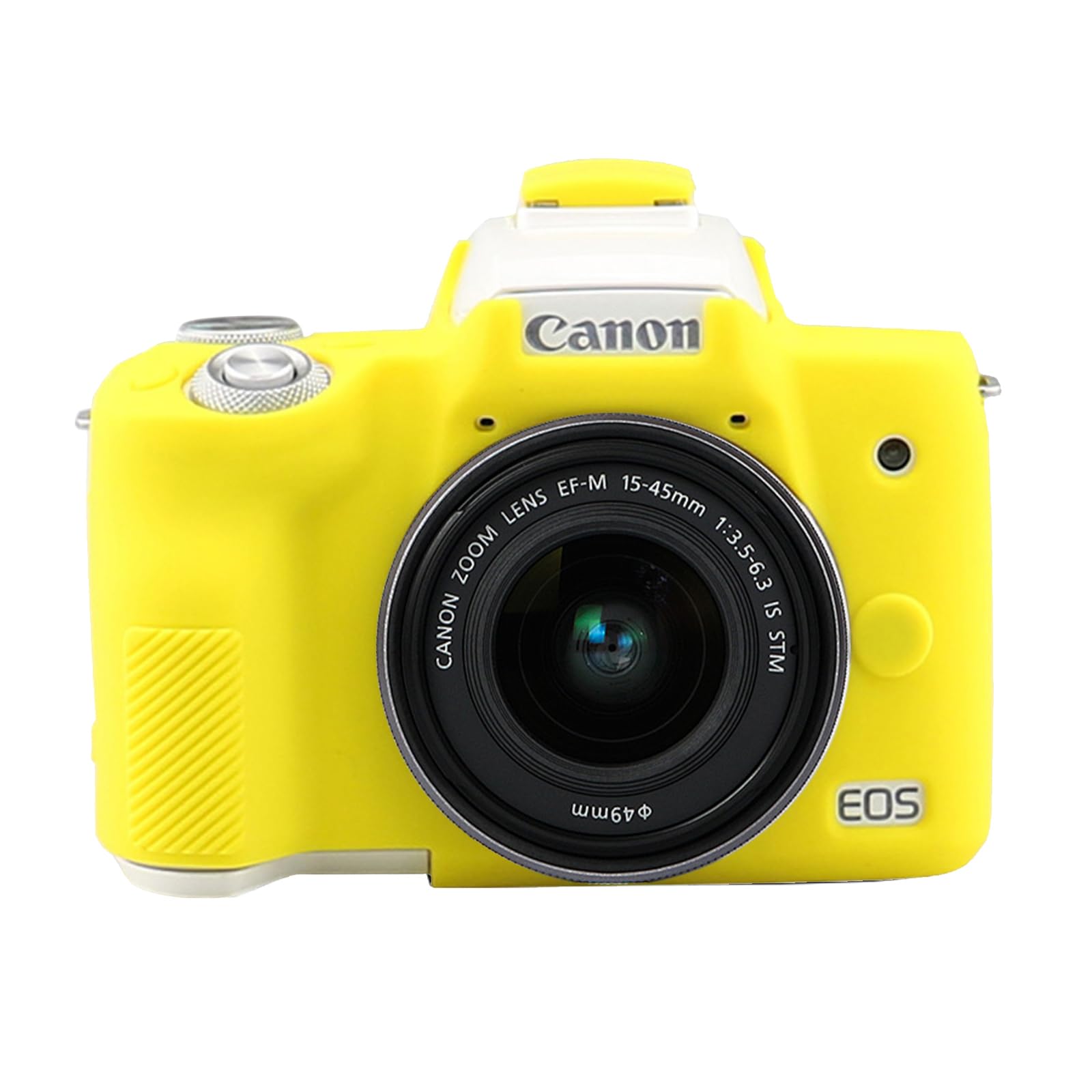 Easy Hood Case for Canon EOS M50 and M50 II Digital Camera, Anti-Scratch Soft Silicone Housing Protective Cover Protector Skin (Yellow)