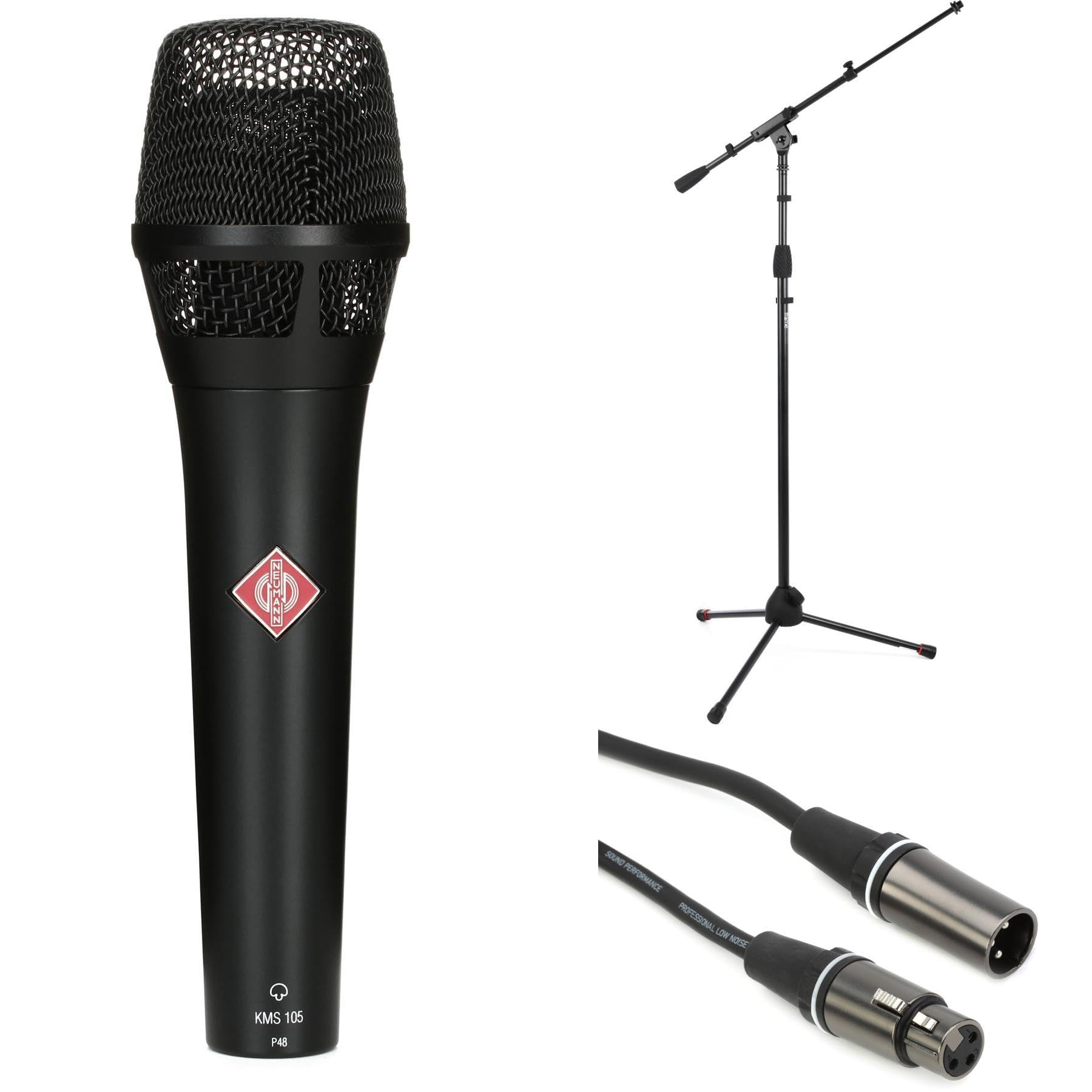 Amazon.com: Neumann KMS 105 Microphone with Stand and Cable