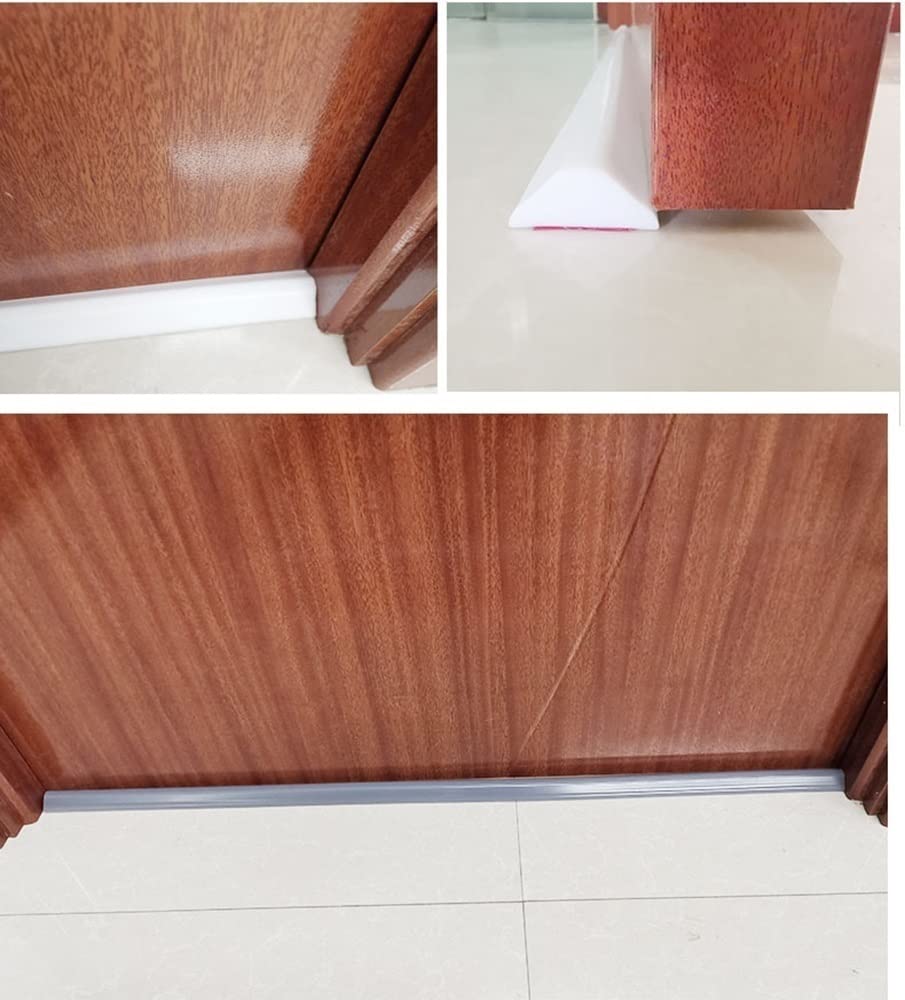 Junta de silicona para puerta de ducha sin marco (9 m), color blanco