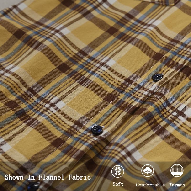 Image of Match Women's Long Sleeve Plaid Flannel Shirt #2021