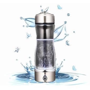 Alkaline Ionizer Generator,Electrolyzed Water Machine for Home Office Travel,Portable Rechargeable Hydrogen Water Generator