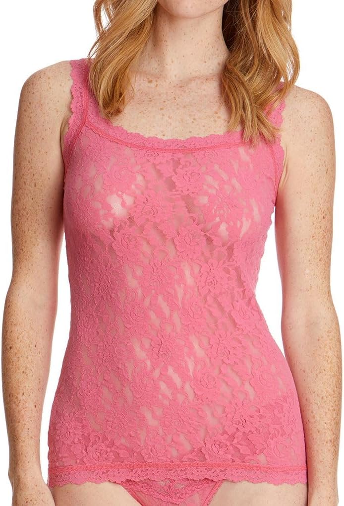 Hanky Panky Women's Signature Lace Unlined Cami Cranberry Tank Top