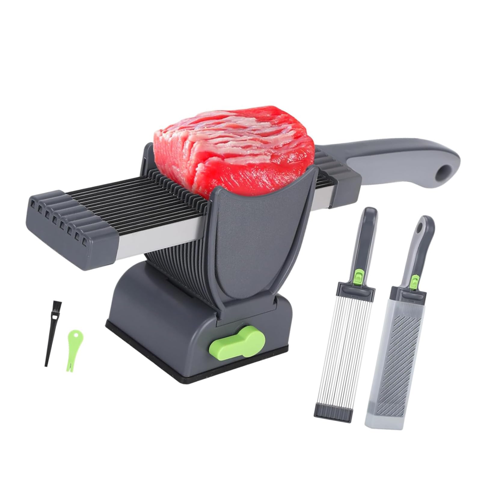 Xinsheinelry Stainless Steel Slicing Tool Multifunctional Meat Cutter for Meat Vegetables Cheese Fish Chicken Slicer Kitchen Slicing Tool