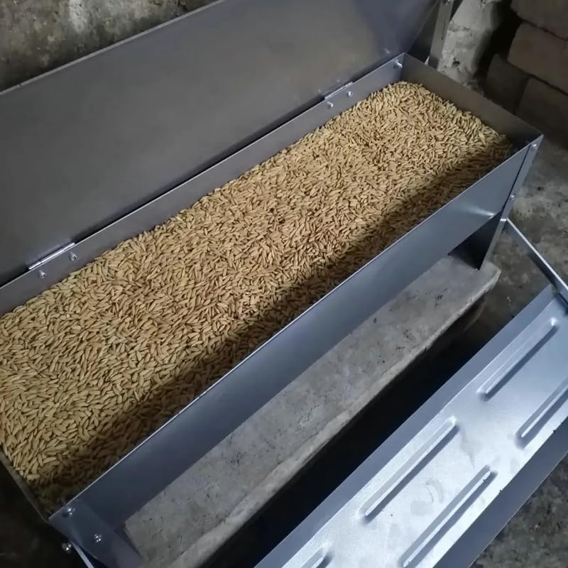 Comedero automático para cría de Pollos Comedero para Aves de Corral para Pollos Patos y Gansos Comedero Artefacto de alimentación a Prueba de Lluvia