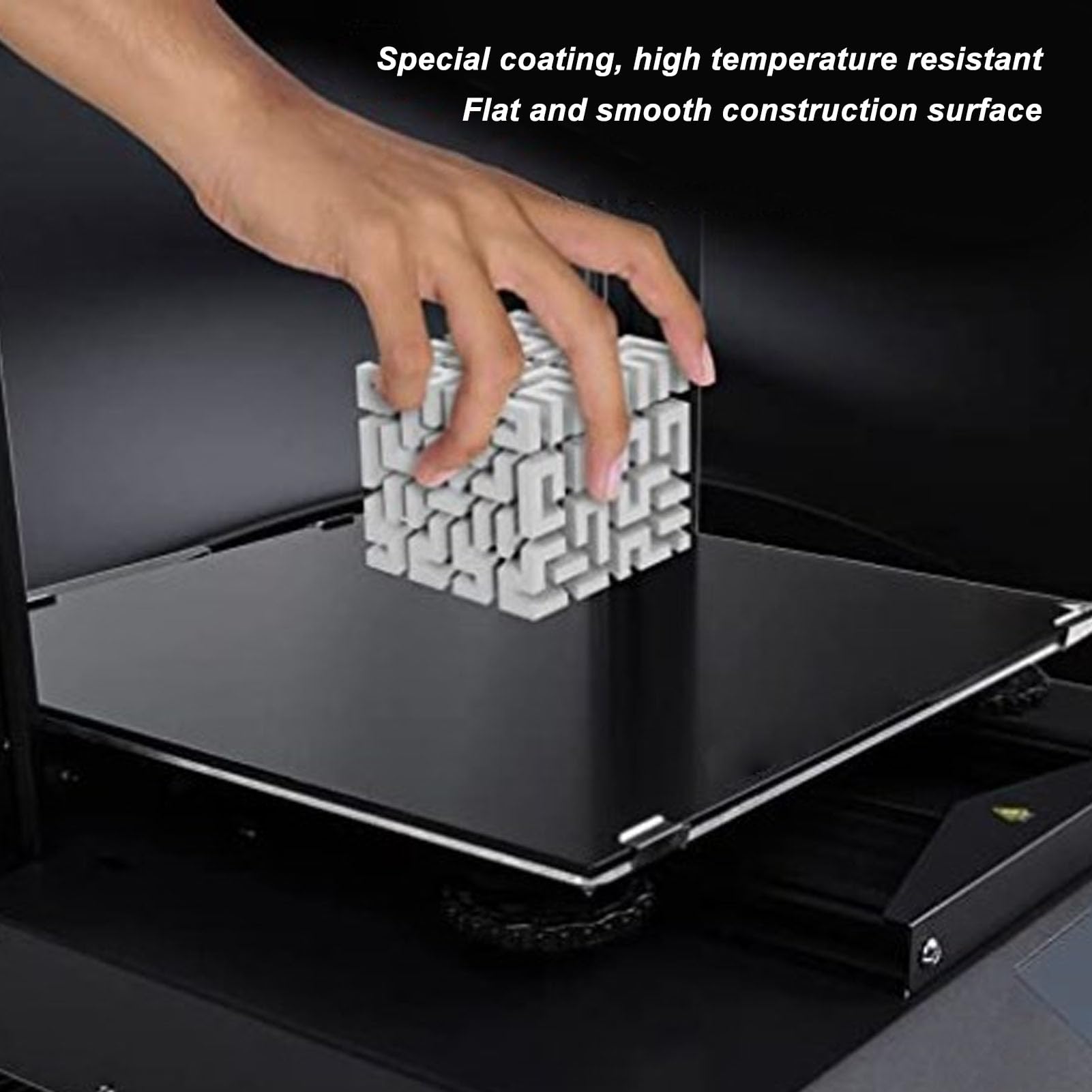 Risegun Plate-Forme En Verre D'Imprimante 3D 200x300x4mm - Lit En Verre Trempé Avec Revêtement Microporeux