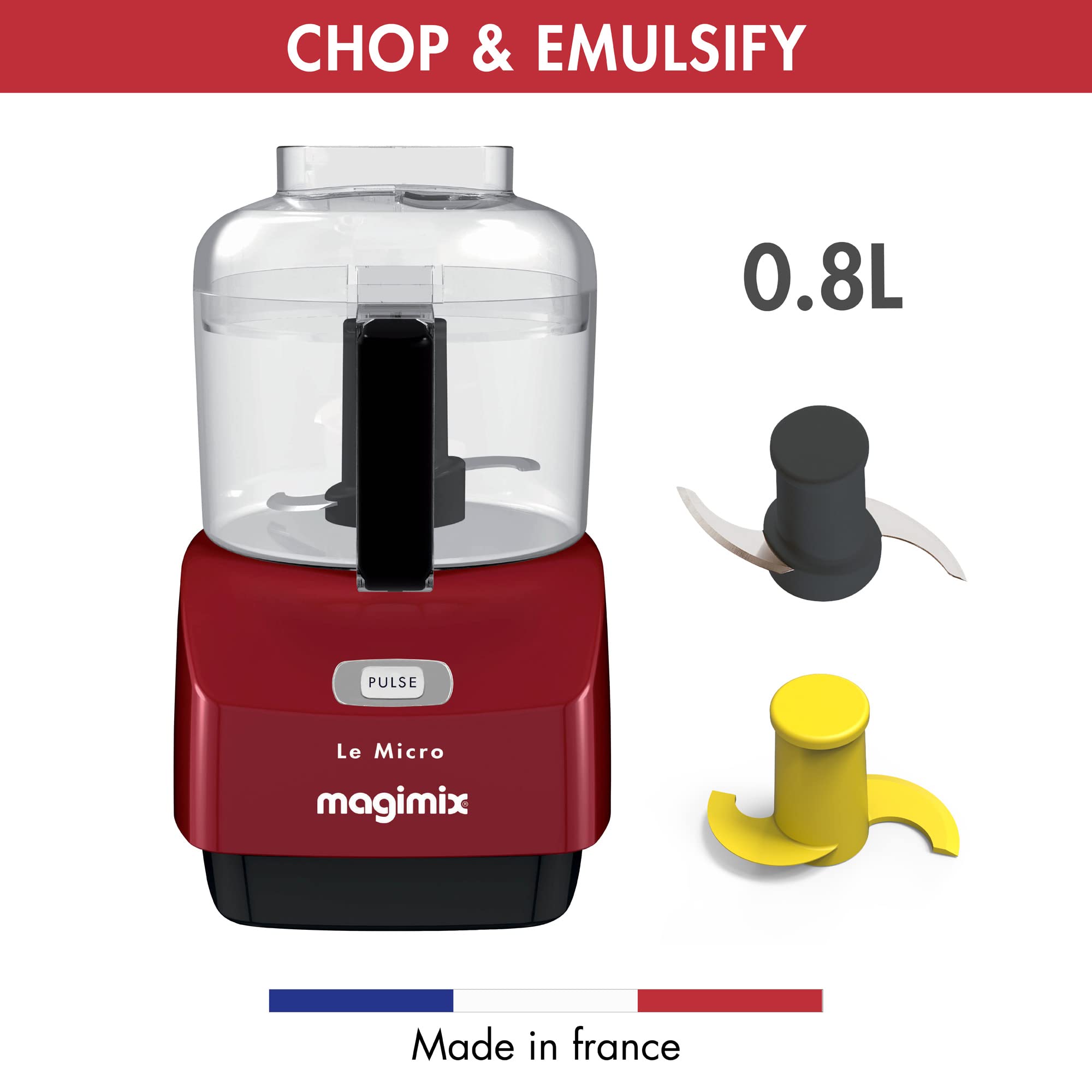 Magimix Le Micro Mini Chopper | Ultra Compact | Multifunctional