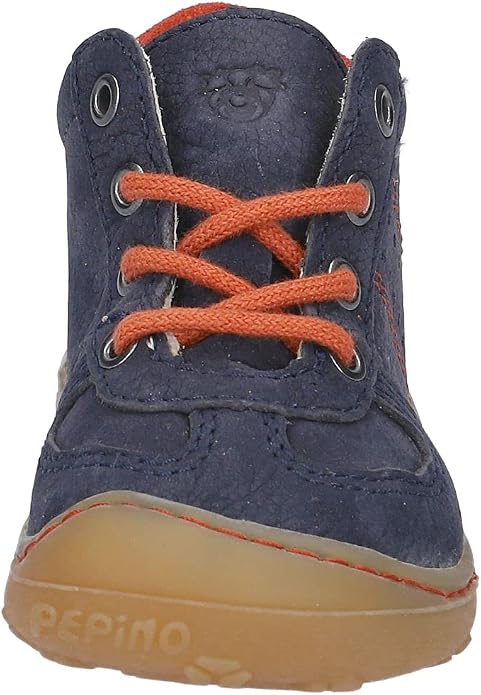 RICOSTA SAMI Lauflernschuhe Für Kinder – Unisex Schnürstiefel Aus Terracare-Leder, Weite M (WMS)