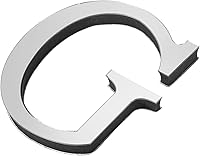 Vista 9 de PATIKIL Adhesivos de pared de acrílico 3D con letras A, autoadhesivas, para decoración del hogar, letrero artístico, para bricolaje, decoración