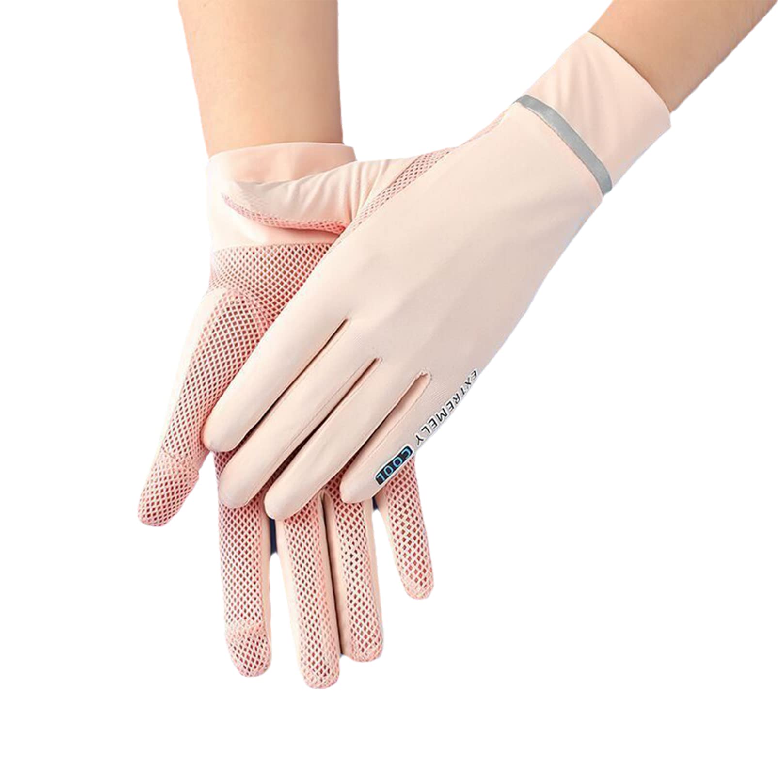 Women Sun Protective Gloves Summer UV Sun Protection Gloves Finger Touchscreen