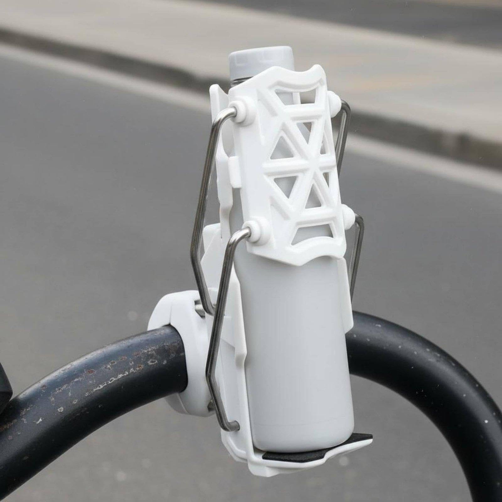 5 Stück Getränkehalter Fahrrad Getränkehalter Becherhalter Flaschenhalter Halterung aus Und Metall mit Rutschfestem Halt, 4 Stück