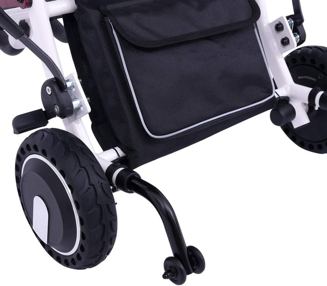 Rubicon Super Lightweight Electric Wheelchairs, Weight Only 36Lbs Support 220 Lbs. (Delivery 2-5 Business Days) : Health & Household
