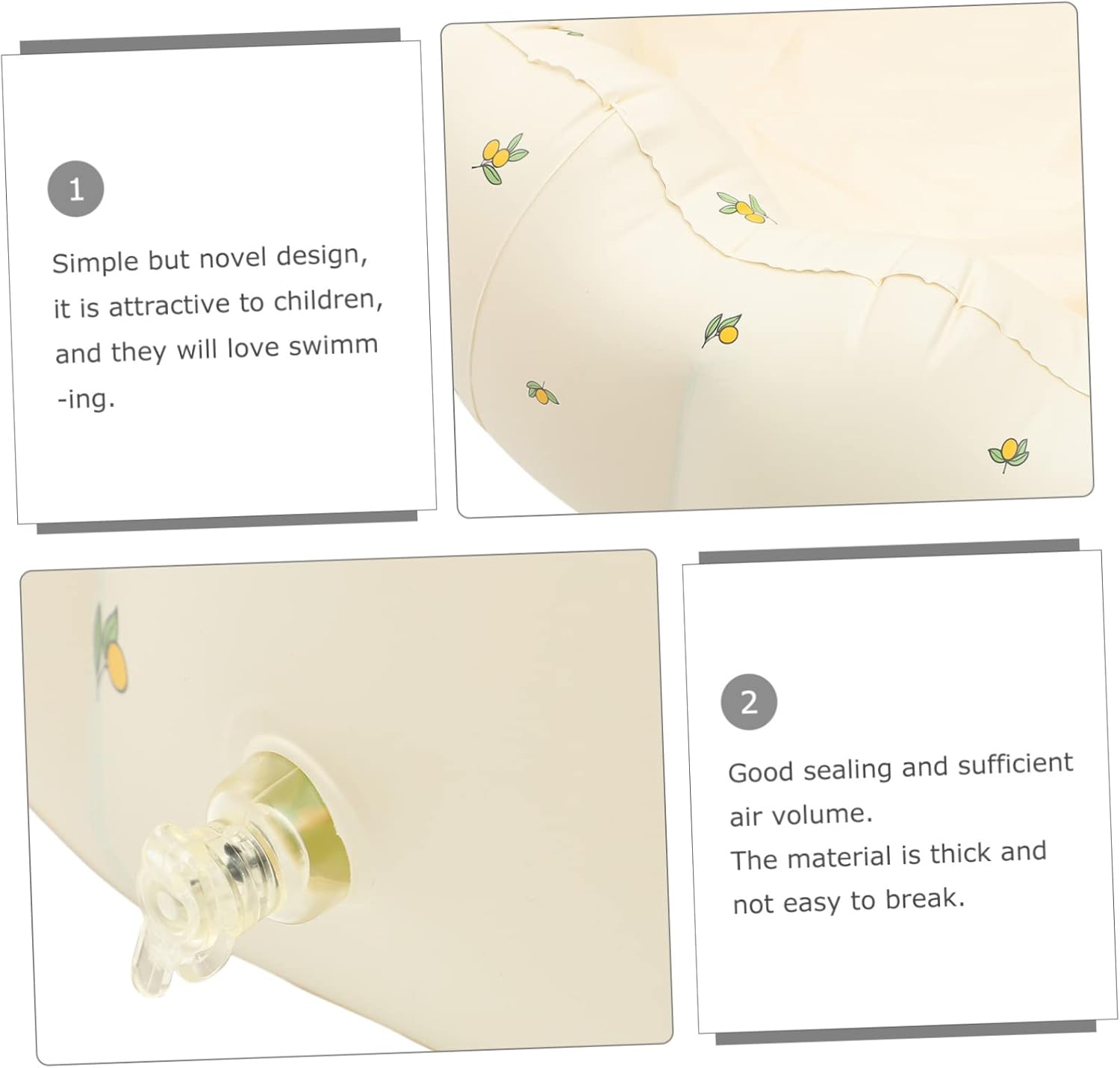 Inflatable Pool Boat for Boys and Girls Luxe Inflatable Pool Plaything Toddler Size Boys Girls