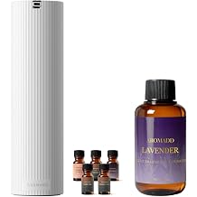 Rad-2 Scent Diffuser and 3.38 fl oz Lavender Diffuser Oil, Pure Soothing Lavender Aroma, Long-Lasting & Natural Home Fragrance