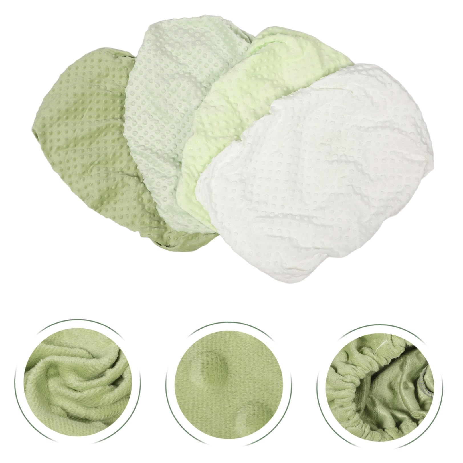 4 Piezas Funda Lavable para Cambiador de Pañales Lunares, 60x35 CM
