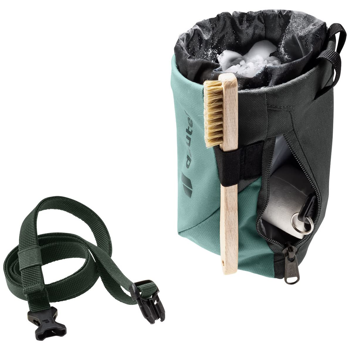 deuter Gravity Chalk Bag II M worek magnezowy, jadeitowo-ivy
