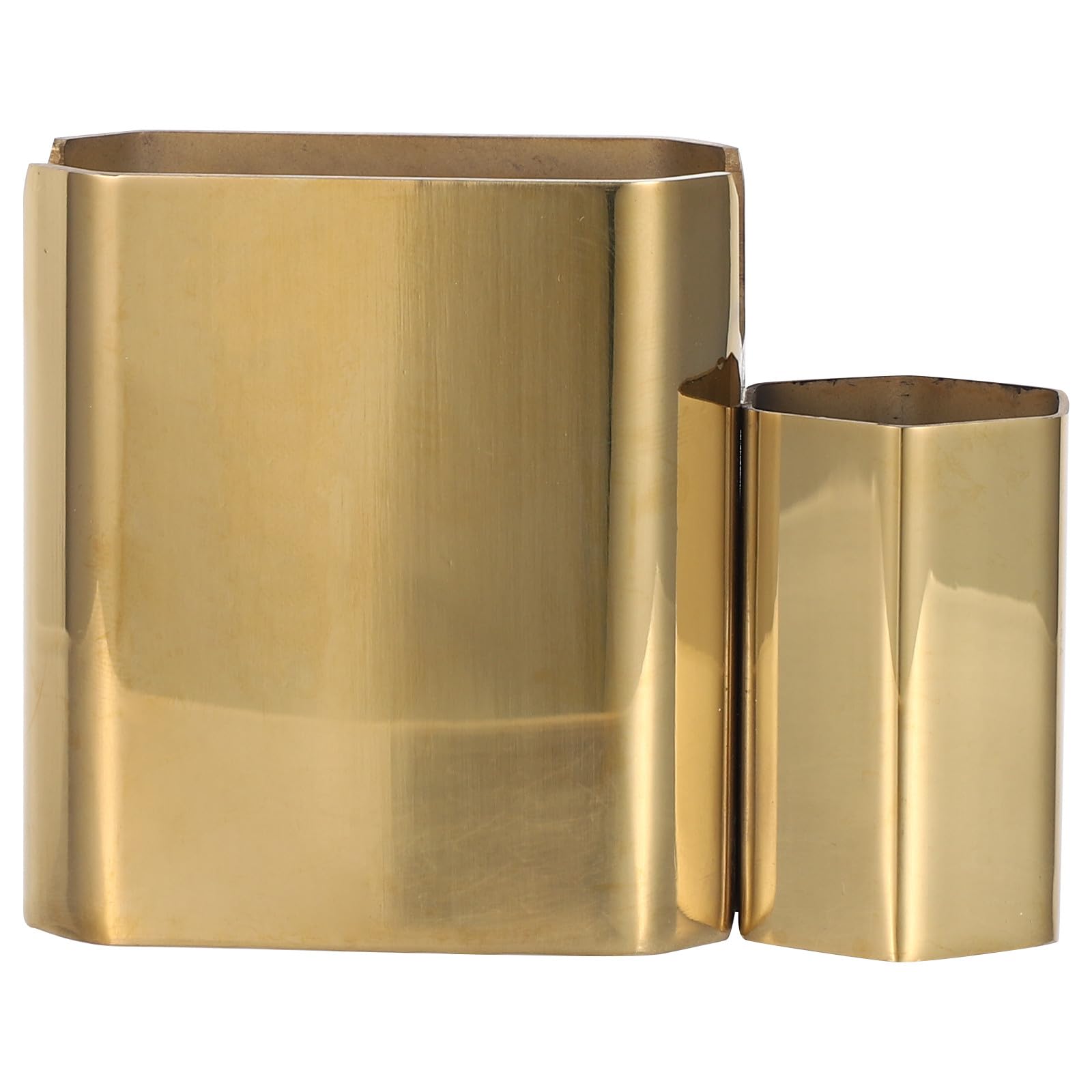 Servilletero Vertical de Acero Inoxidable con Portapalillos Dorado