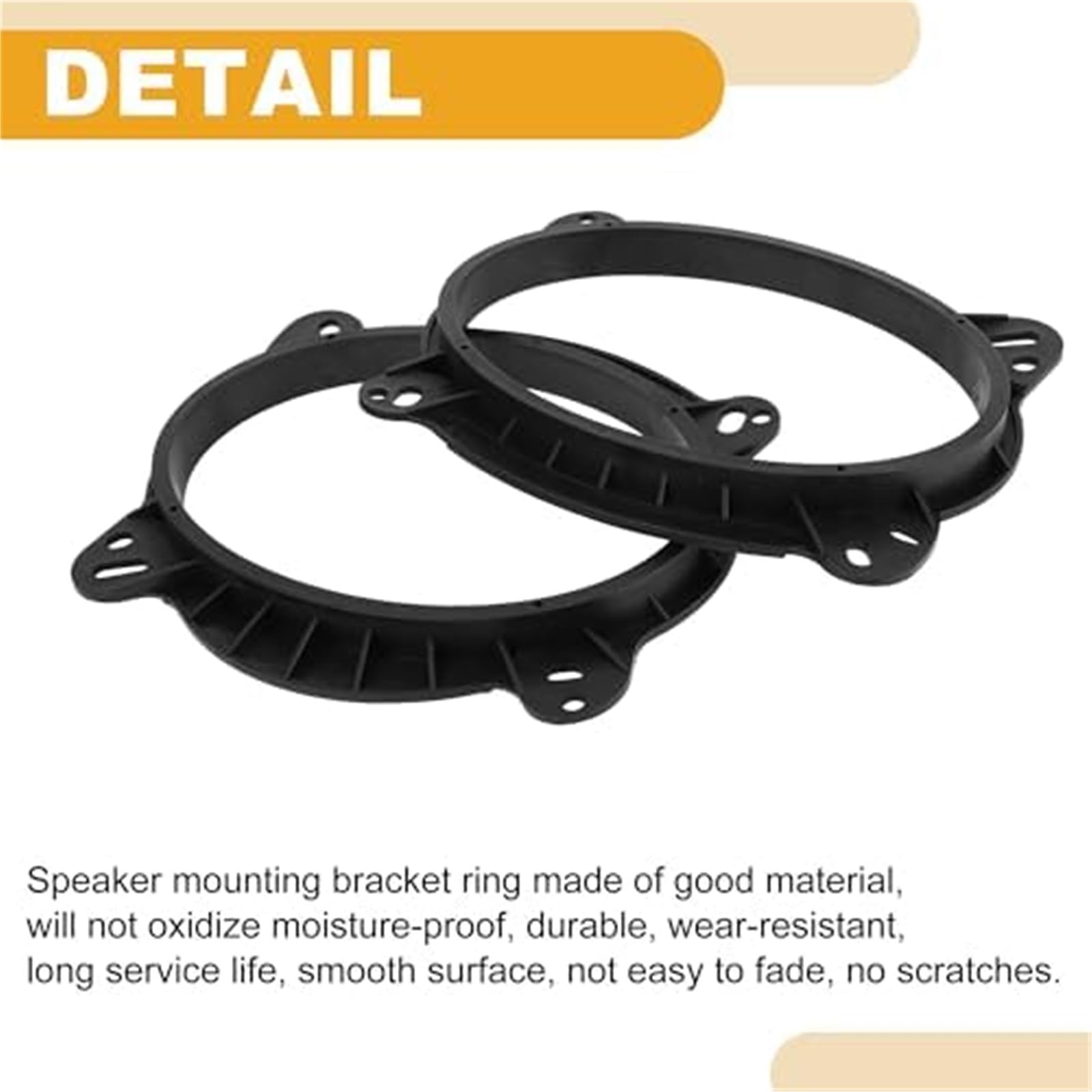 Lautsprecher Adapter 5x7" Auf 6,5" - ABS Montagering Für Auto Lautsprecher