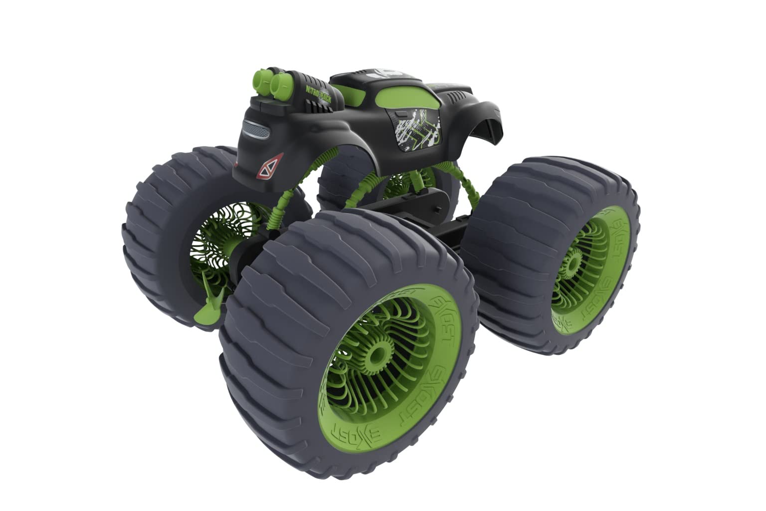 Bizak Exost Aquatic Storm Vehículo Todoterreno para Tierra y Agua, con protección Impermeable y neumáticos de Gran adherencia Que Permite su flotabilidad, a Partir de 5 años (62000285)