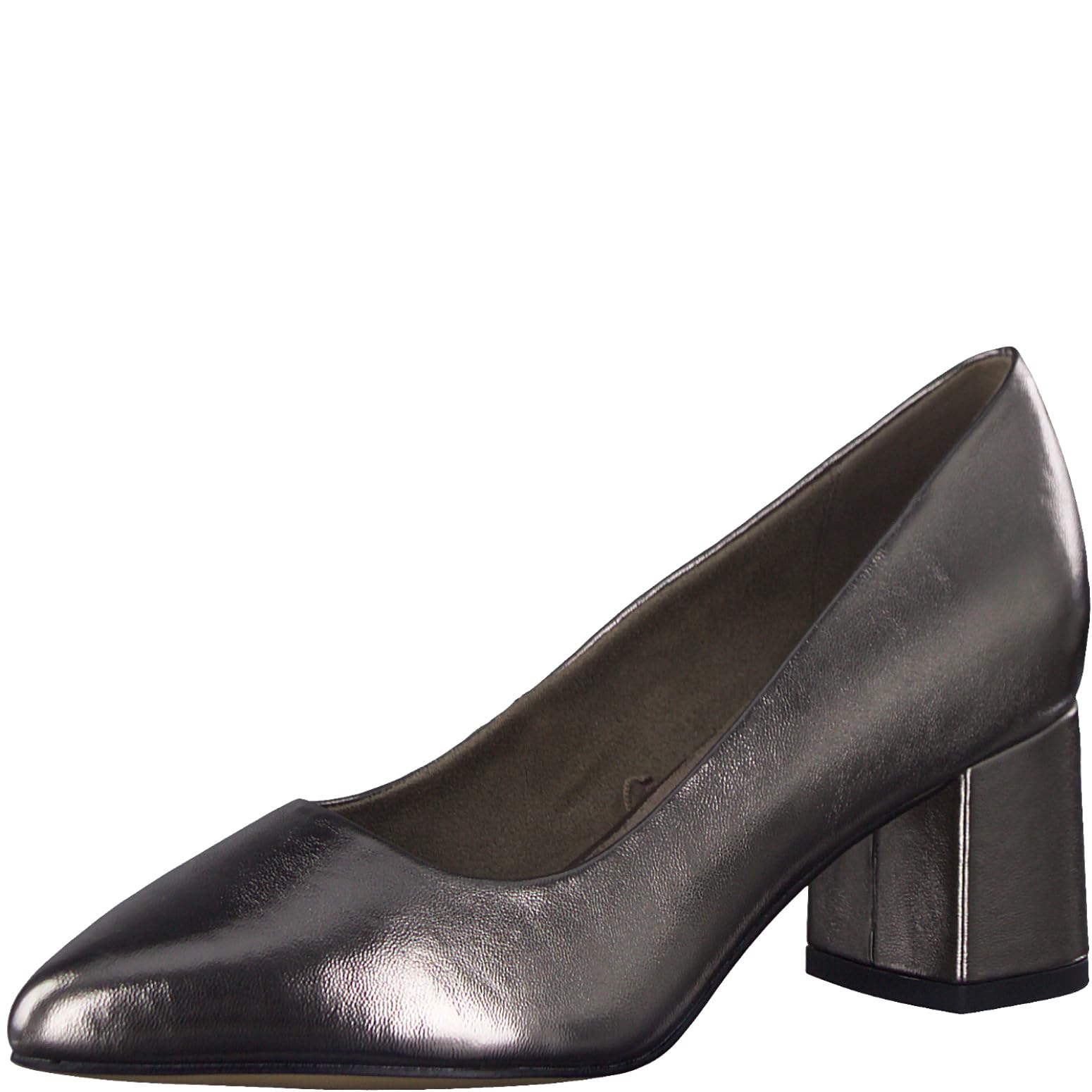Jana Women’s Pumps Elegant Pointed Wide H Extra Width, Pewter, 6 UK
