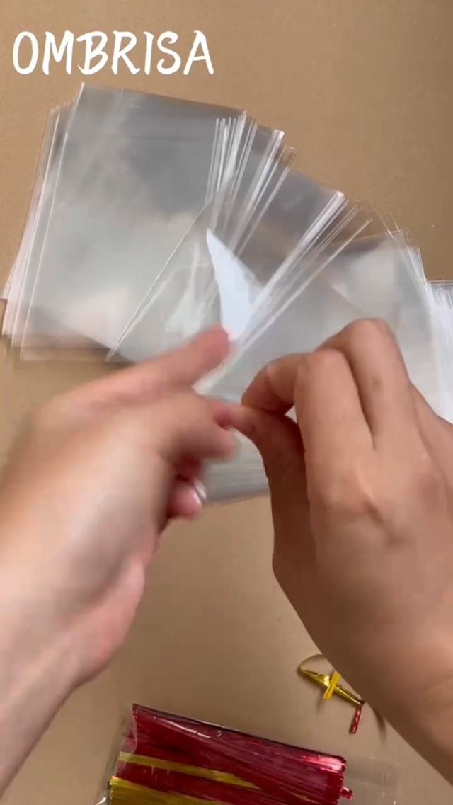 Lot De 200 Sachets En Cellophane Transparent - 10 X 15 Cm