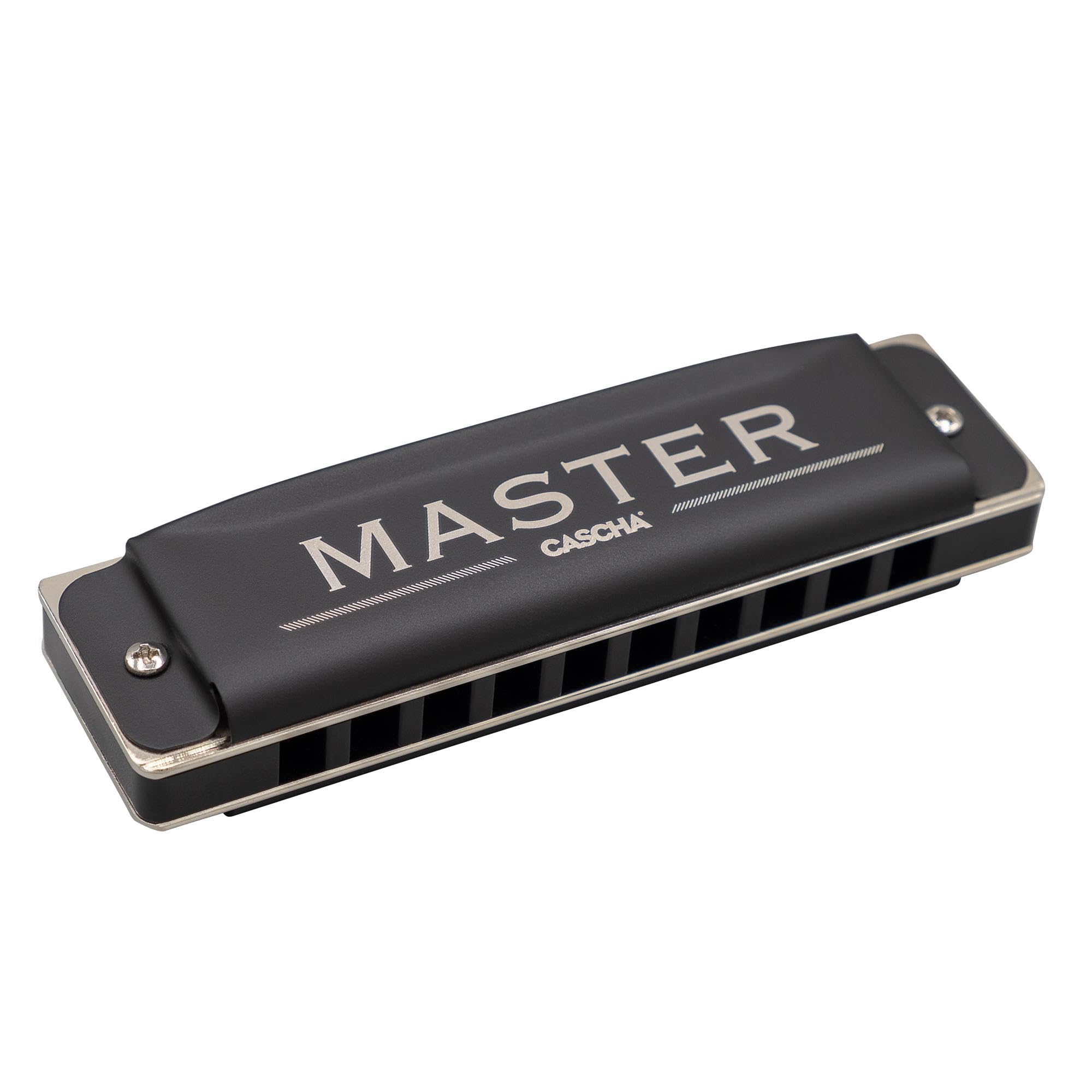 Master Edition Blues Harmonica Set, (incl. 4 languages Method (DE/EN/FR/ES), case, cleaning cloth)