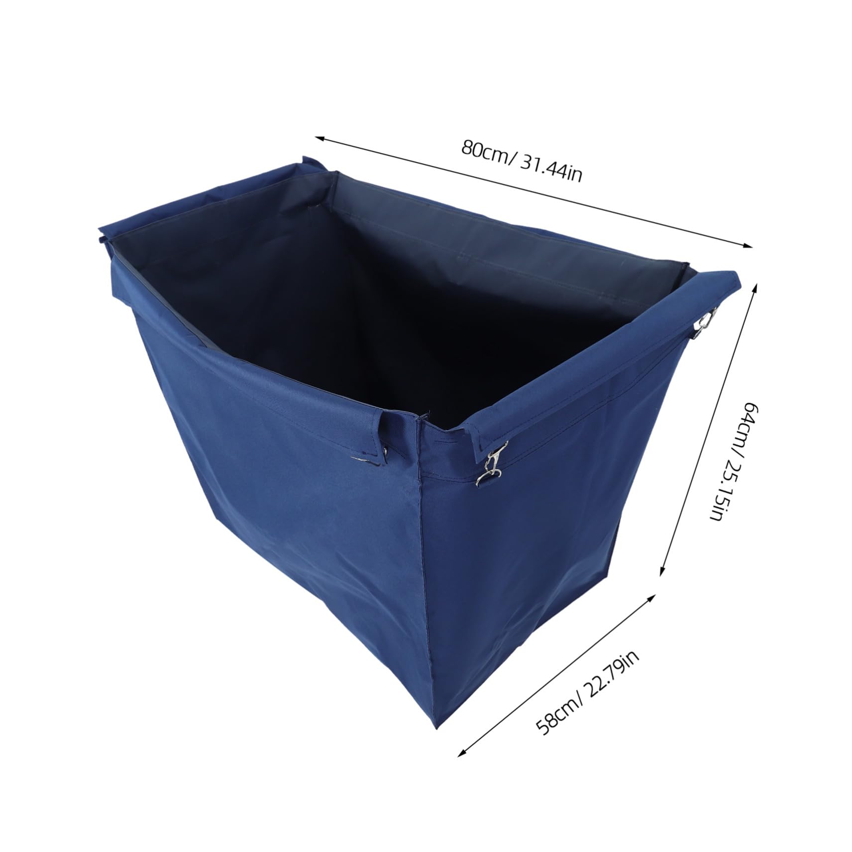 Bolsa Organizadora de Oxford para Carrito de Lavandería Forro Extraíble y Repuesto Resistente Bolsa de Almacenamiento Ligera para Limpieza y Hostelería