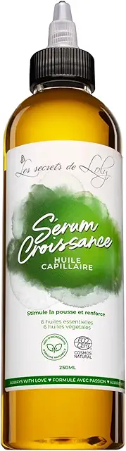 Sérum Croissance Les Secrets De Loly - Bain d'huile pour cheveux ondulés et crépus - 100% Naturel