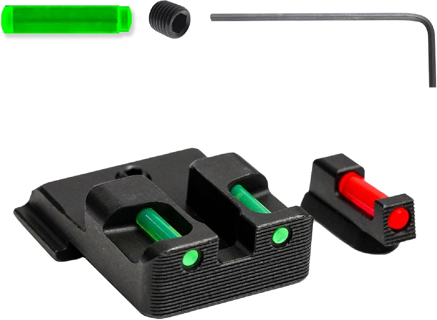 Tactical Gun Sights Compatible with CZ P10 Pistols | Durable Compact Front & Rear Handgun Sights with Easy Customization & Enhanced Accuracy