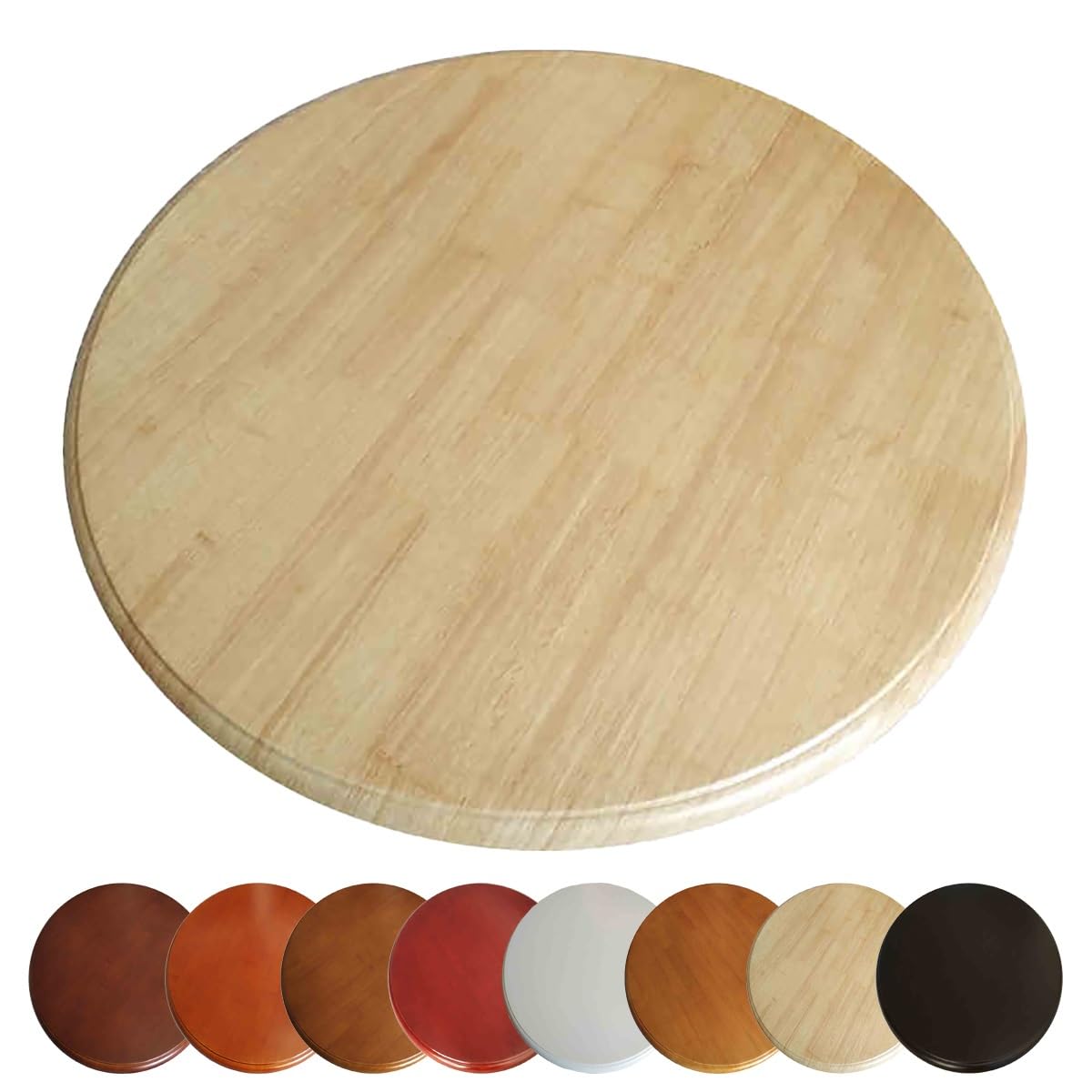 81 cm 91 cm 100 cm drewniana Lazy Susan - duża obrotowa taca do serwowania do restauracji i hoteli - stylowy design z bali idealny do rozrywki i serwowania jedzenia