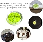 6Pcs Circular Bubble Spirit Levels 32x7mm Degree Mark Round Level Bubble Leveling Tool Measuring Layout Tools